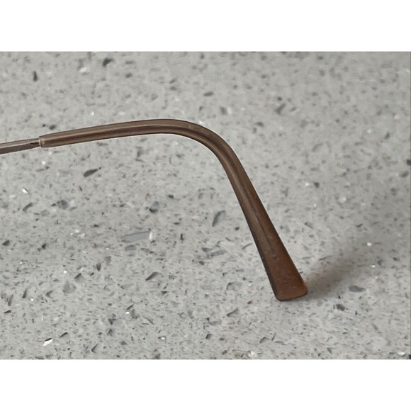 Anne Klein Eyeglasses Frames ONLY AK7010 K1046 Oval Full Rim 48-19-135 Gold main image 8